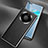 Coque Luxe Cuir Housse Etui L02 pour Huawei Mate 40 Pro+ Plus Noir