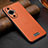 Coque Luxe Cuir Housse Etui LD1 pour Huawei Nova 11 Orange Petit