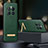 Coque Luxe Cuir Housse Etui LD2 pour Huawei Mate 50E Vert