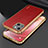 Coque Luxe Cuir Housse Etui LD3 pour Apple iPhone 13 Rouge