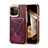Coque Luxe Cuir Housse Etui MT2 pour Apple iPhone 14 Pro Violet