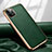 Coque Luxe Cuir Housse Etui pour Apple iPhone 12 Pro Vert