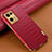 Coque Luxe Cuir Housse Etui pour Oppo F21s Pro 4G Rouge