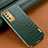 Coque Luxe Cuir Housse Etui pour Samsung Galaxy M02s Vert