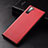 Coque Luxe Cuir Housse Etui pour Samsung Galaxy Note 10 5G Rouge