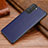 Coque Luxe Cuir Housse Etui pour Samsung Galaxy S21 5G Bleu