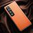 Coque Luxe Cuir Housse Etui pour Xiaomi Mi 10 Ultra Orange Petit