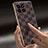 Coque Luxe Cuir Housse Etui pour Xiaomi Mi 14 Pro 5G Marron Petit