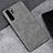Coque Luxe Cuir Housse Etui R01 pour Huawei P30 Pro New Edition Gris