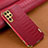 Coque Luxe Cuir Housse Etui R01 pour Samsung Galaxy S22 Ultra 5G Rouge