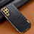 Coque Luxe Cuir Housse Etui R01 pour Samsung Galaxy S24 Ultra 5G Noir Petit