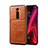 Coque Luxe Cuir Housse Etui R01 pour Xiaomi Mi 9T Orange