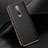 Coque Luxe Cuir Housse Etui R02 pour OnePlus 8 Noir Petit