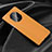 Coque Luxe Cuir Housse Etui R03 pour Huawei Mate 40E Pro 5G Orange