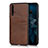 Coque Luxe Cuir Housse Etui R04 pour Huawei Nova 5T Marron Petit
