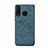Coque Luxe Cuir Housse Etui R04 pour Huawei P30 Lite Bleu