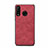Coque Luxe Cuir Housse Etui R04 pour Huawei P30 Lite Rouge
