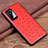 Coque Luxe Cuir Housse Etui R04 pour Huawei P40 Pro Rouge