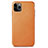 Coque Luxe Cuir Housse Etui R05 pour Apple iPhone 11 Pro Max Orange