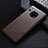 Coque Luxe Cuir Housse Etui R05 pour Huawei Mate 30E Pro 5G Marron