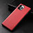 Coque Luxe Cuir Housse Etui R06 pour Apple iPhone 11 Pro Max Rouge
