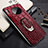 Coque Luxe Cuir Housse Etui R06 pour Huawei Mate 30 Pro 5G Vin Rouge
