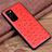 Coque Luxe Cuir Housse Etui R07 pour Huawei Honor View 30 5G Rouge
