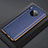 Coque Luxe Cuir Housse Etui R07 pour Huawei Mate 30 Pro Bleu
