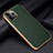 Coque Luxe Cuir Housse Etui S01 pour Apple iPhone 14 Pro Vert