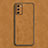 Coque Luxe Cuir Housse Etui S01 pour Oppo A56 5G Jaune