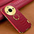 Coque Luxe Cuir Housse Etui XD2 pour Realme 11 Pro 5G Rouge