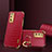 Coque Luxe Cuir Housse Etui XD2 pour Samsung Galaxy S20 Lite 5G Rouge