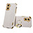 Coque Luxe Cuir Housse Etui XD3 pour Realme C33 Blanc