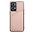 Coque Luxe Cuir Housse Etui Y01B pour Oppo Reno7 Pro 5G Or Rose