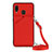 Coque Luxe Cuir Housse Etui Y02B pour Samsung Galaxy A20 Rouge