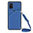 Coque Luxe Cuir Housse Etui Y02B pour Samsung Galaxy A51 4G Bleu