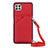 Coque Luxe Cuir Housse Etui Y02B pour Samsung Galaxy F42 5G Rouge