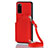 Coque Luxe Cuir Housse Etui Y02B pour Samsung Galaxy S20 5G Rouge