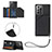 Coque Luxe Cuir Housse Etui Y03B pour Samsung Galaxy Note 20 Ultra 5G Noir Petit