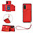 Coque Luxe Cuir Housse Etui Y03B pour Samsung Galaxy S20 5G Rouge
