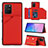 Coque Luxe Cuir Housse Etui Y04B pour Samsung Galaxy M80S Rouge