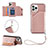Coque Luxe Cuir Housse Etui Y06B pour Apple iPhone 13 Pro Petit