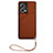 Coque Luxe Cuir Housse Etui YB1 pour Xiaomi Redmi Note 12 Explorer Marron