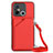 Coque Luxe Cuir Housse Etui YB3 pour Xiaomi Redmi 12C 4G Rouge