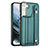 Coque Luxe Cuir Housse Etui YB4 pour Samsung Galaxy S23 5G Vert Petit