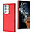 Coque Luxe Cuir Housse Etui YB6 pour Samsung Galaxy S22 Ultra 5G Rouge