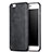 Coque Luxe Cuir Housse L02 pour Apple iPhone 6S Plus Noir