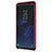 Coque Luxe Cuir Housse pour Samsung Galaxy S9 Plus Rouge Petit