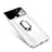 Coque Plastique Housse Etui Rigide Mat avec Support Bague Anneau Aimante A01 pour Samsung Galaxy S9 Plus Blanc
