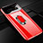 Coque Plastique Housse Etui Rigide Mat avec Support Bague Anneau Aimante Magnetique A01 pour Samsung Galaxy S10 Plus Rouge